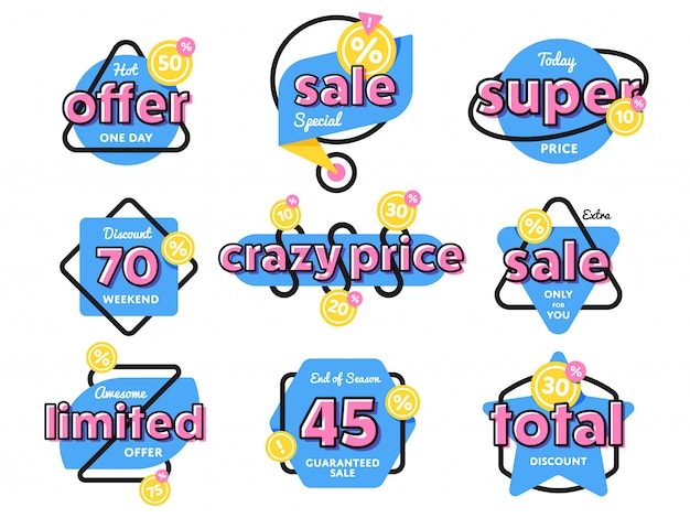 Special offer sale tag discount symbol