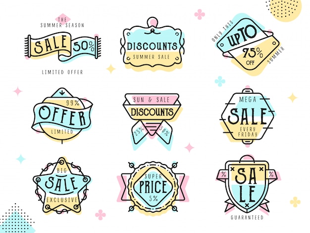 Vector special offer sale tag