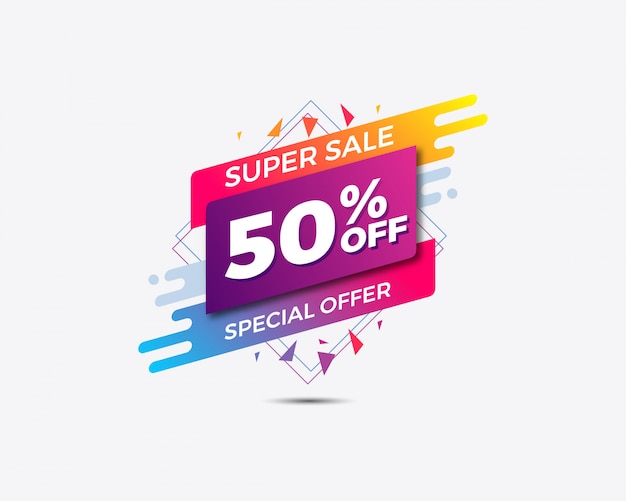 Special offer sale template. banner sale.