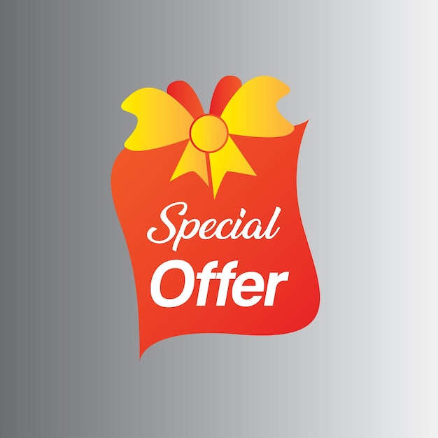 Vector special offer tag