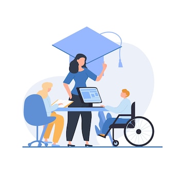 Premium Vector | Special preschool education