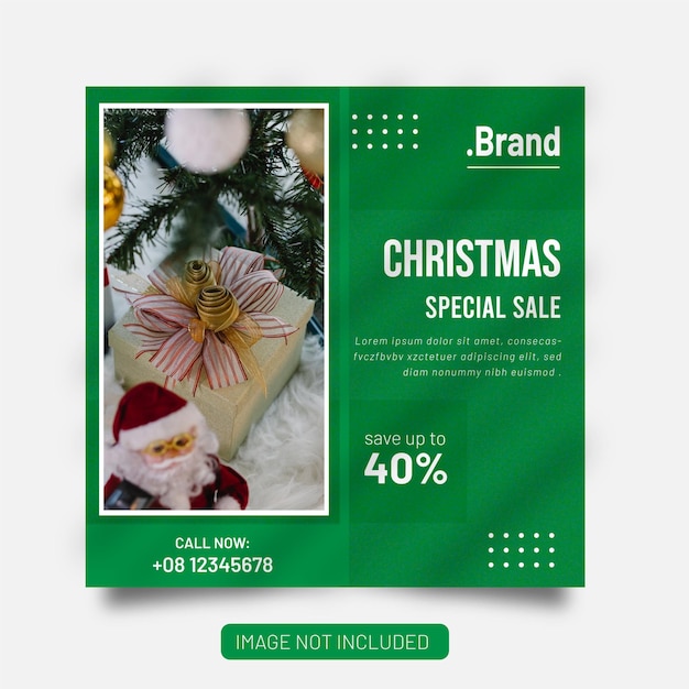 Special sale instagram post template