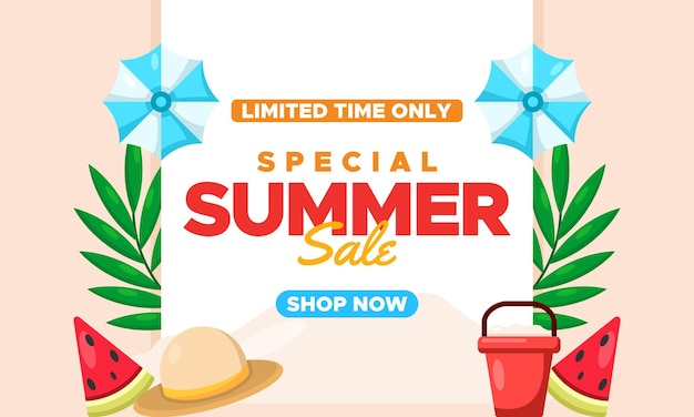 Special Summer Sale Theme Design