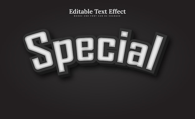 special text effect