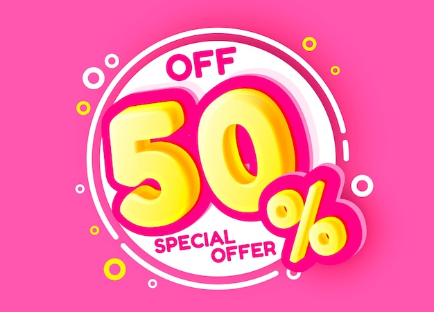 Speciale aanbieding uit verkoop banner flyer retro label vector