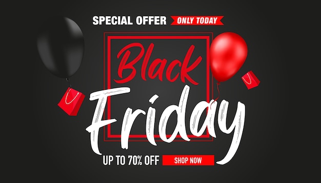 Speciale black friday-aanbieding alleen vandaag