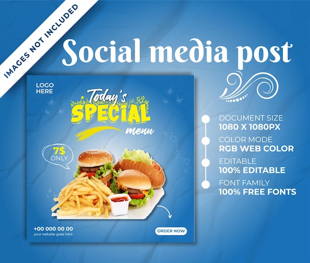 speciale Food social media post