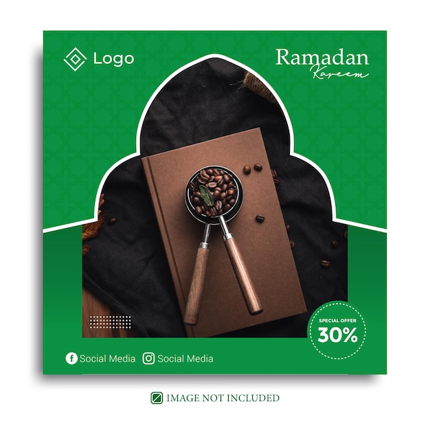 Speciale ramadan koffie social media post