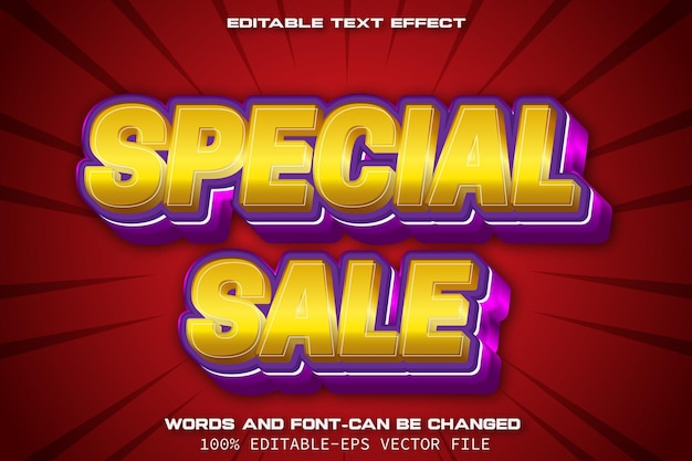Speciale verkoop Teksteffect Moderne stijl