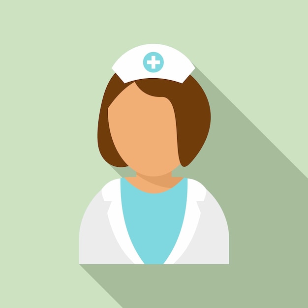 Specialist nurse icon Flat illustration of specialist nurse vector icon for web design