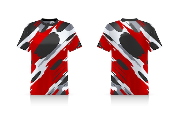 Vector specificatie soccer sport mockup esports gaming t shirt jersey sjabloon mock up uniforme vector