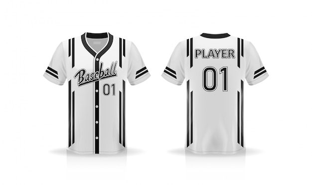 Page 2  Blank Baseball Jersey Template - Free Vectors & PSDs to