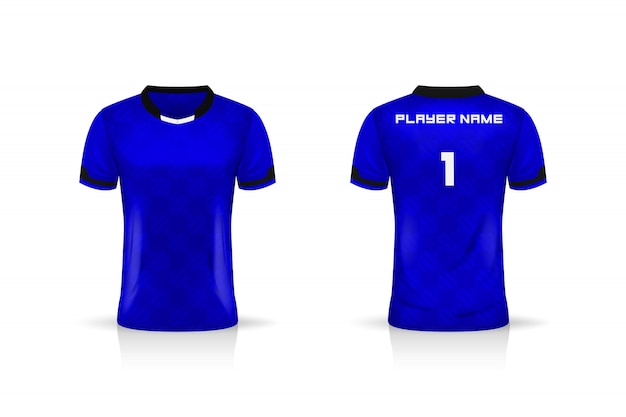 Specifica modello sport jersey, esports gaming t shirt jersey. uniforme. illustrazione