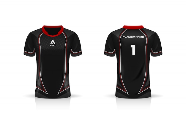 Спецификация soccer sport, шаблон esports gaming t shirt из джерси. униформа. иллюстрация