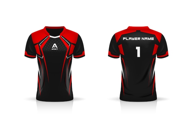 Specification soccer sport   , esports gaming t shirt jersey template.   uniform .