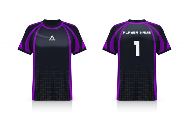 Specification soccer sport, esports gaming t shirt jersey template.