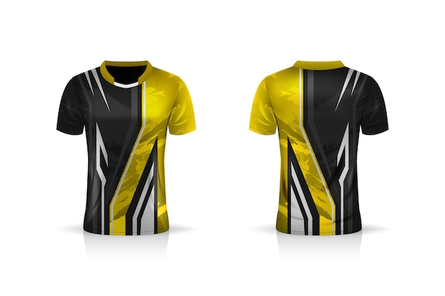 Спецификация Soccer Sport, Esports Gaming T Shirt Джерси шаблон.