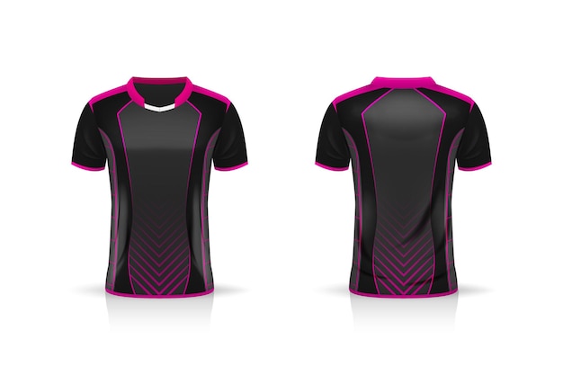 Specification soccer sport t shirt jersey template illustration design