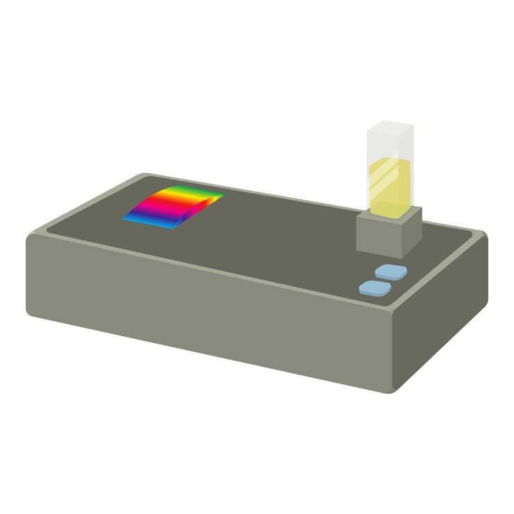 Vector spectrometer icon cartoon illustration of spectrometer vector icon for web