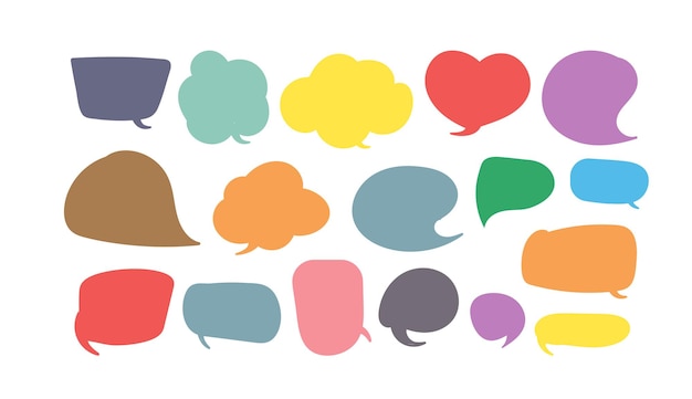 speech bubble cut paper design template Vector illustration for your business