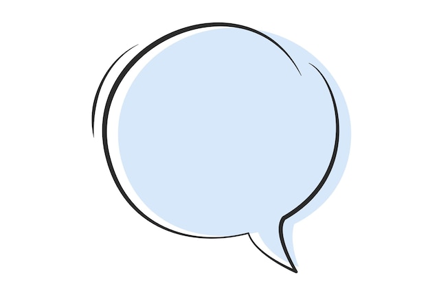 Vector speech bubble. element design for text, chat or message.