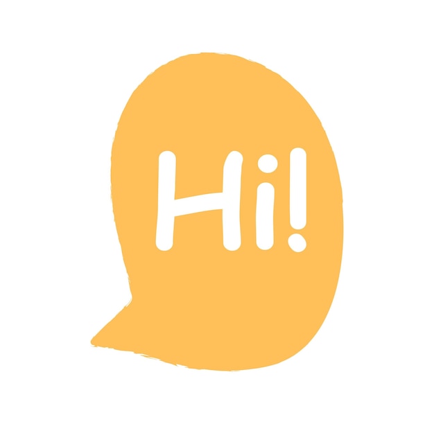 Vector speech bubble icon