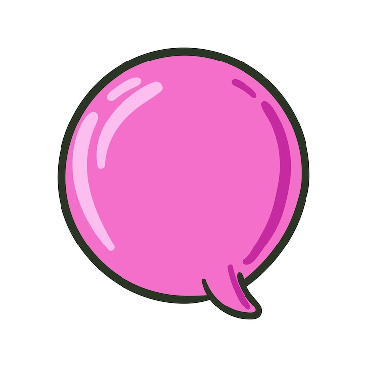 वेक्टर speech bubble message icon illustration on white backgound