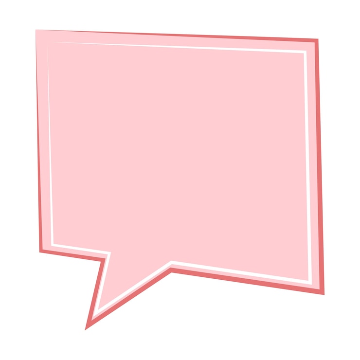 Vector speech bubble speech balloon chat bubble line art vector icon