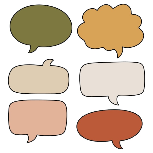 Vector speech bubble