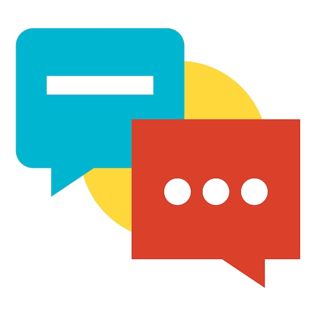 Speech Bubbles Business Process Flat Icon