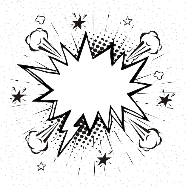 speech bubbles in pop art style