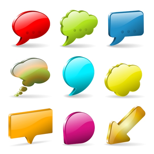 Speech Bubbles set