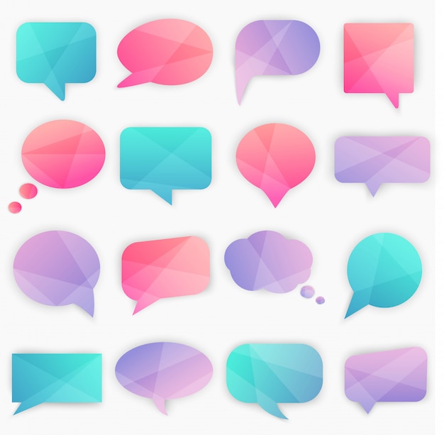 Speech bubbles