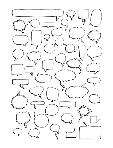 speech bubbles