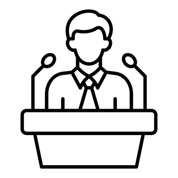 Vector speech icon