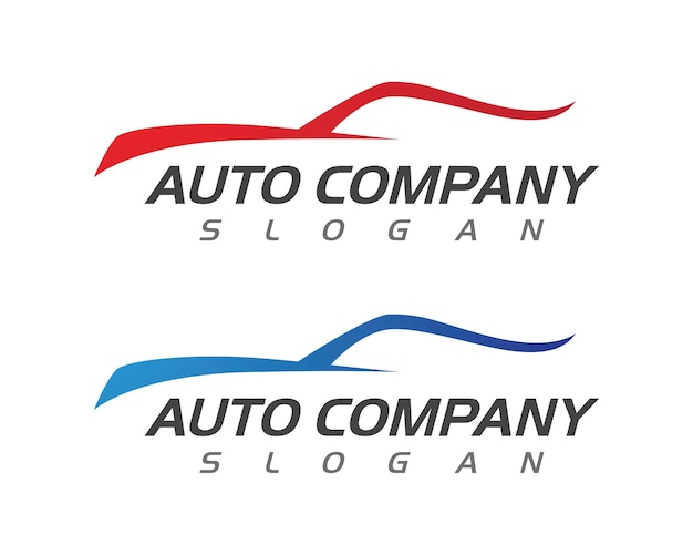 Speed auto car logo template vector illustration icon design