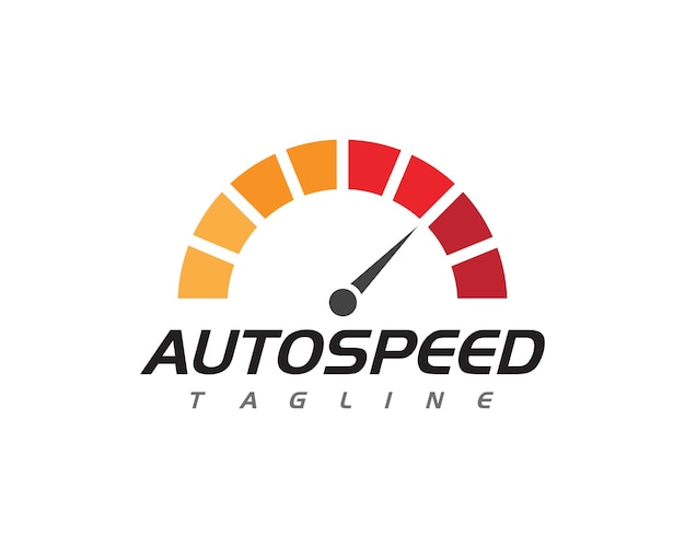 speed auto car logo template