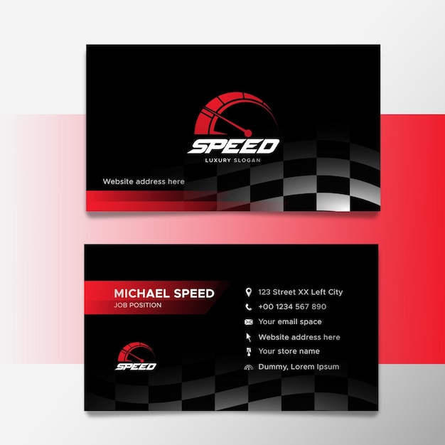 Speed car services visitekaartje