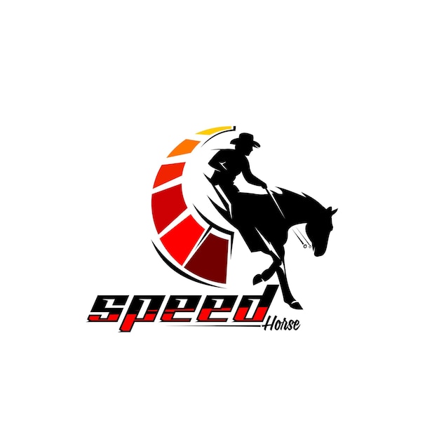 Logo del cavallo di velocità