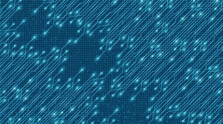Vector speed light electronic background