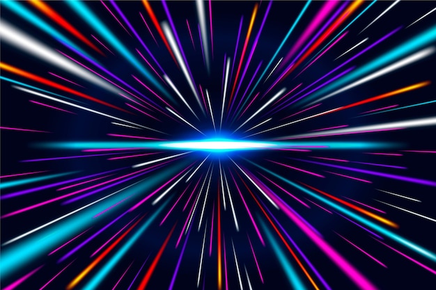 Vector speed lights background