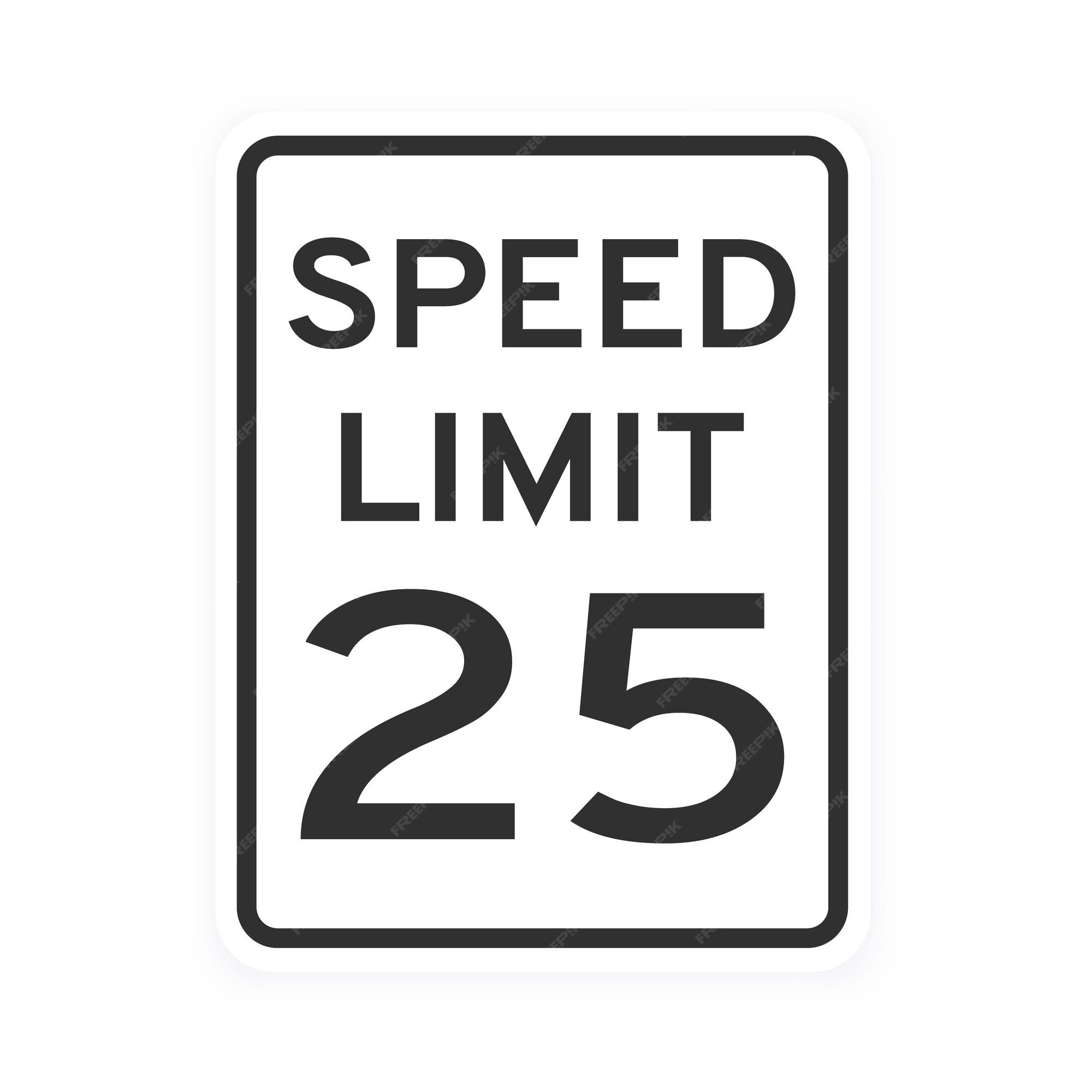 Speed limit line icon., Stock vector