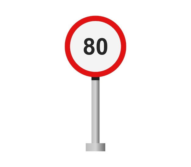 Speed limit sign