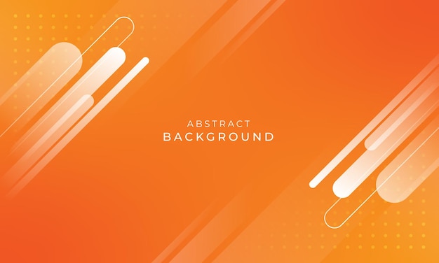 Vector speed lines copy space orange background