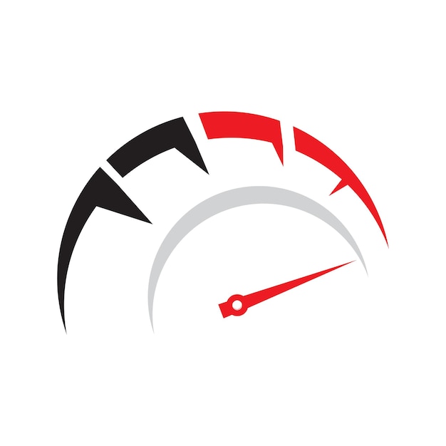 Speed logo design silhouette speedometer symbol icon vectorspeed Auto car Logo Template vector illustration icon design