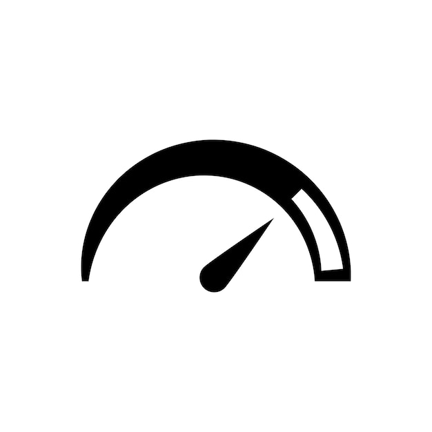 Vector speed meter icon