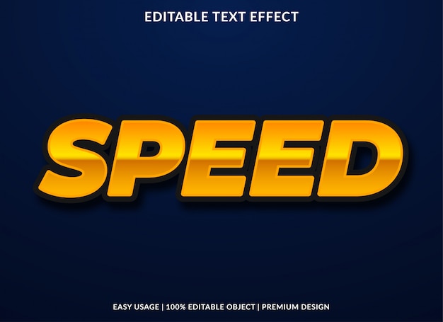 speed text effect