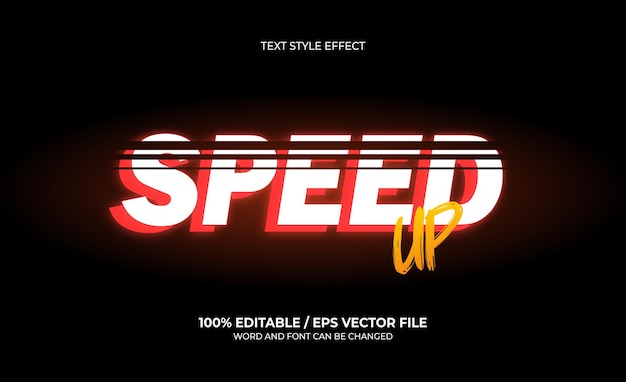 Speed up 3d editable text effect