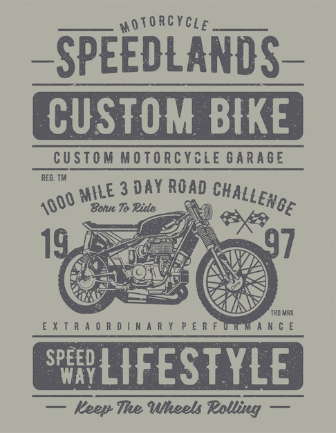 Vettore speedlands custom bike