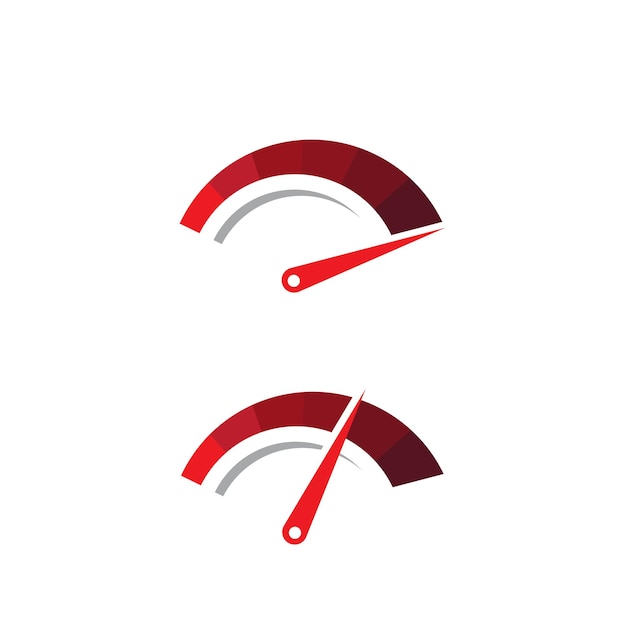 Speedometer icon for auto logo vector illustration icon design